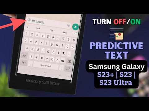 Samsung Galaxy S23: How to Turn OFF Predictive Text! [OFF/ON AutoCorrect]