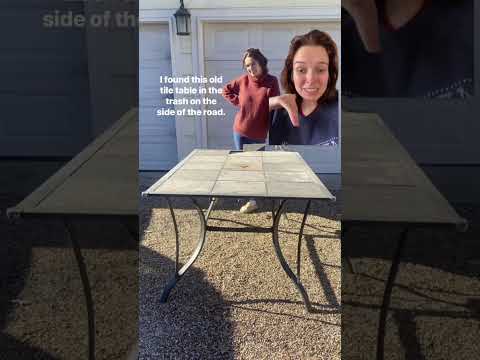Outdoor Dining Table Upgrade | Old Patio Furniture DIY | Beginner Friendly DIY