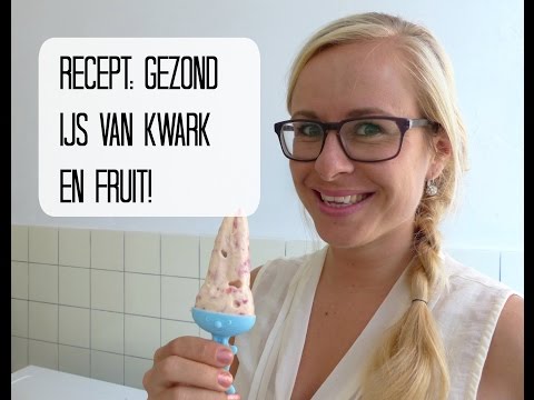 Heerlijk Ijs Maken Van Kwark En Fruit