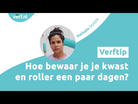 Verftip | Kwasten bewaren en verfroller bewaren voor een paar dagen | Verf.nl