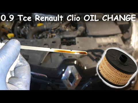 Renault Clio 4 Oil Change 0.9 Tce Engine