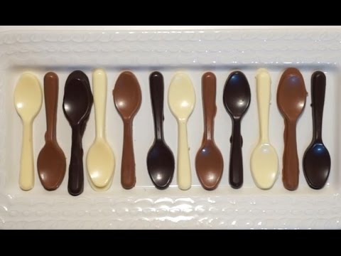 HOW TO MAKE STUNNING CHOCOLATE SPOONS ? (BY CRAZY HACKER)