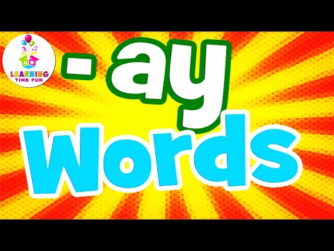 -AY Words for Kids | Read -AY Words for Children (Word Families Series)