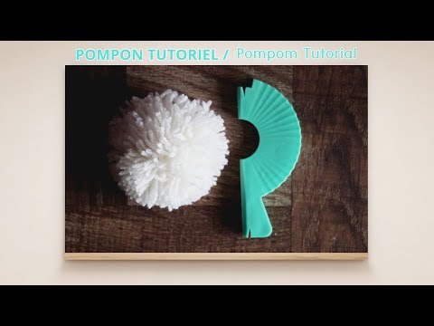 Pompon tutoriel | Pompon tutorial | Tutorial di nappa |Tofshandledning