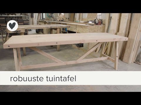 Zelf Tuintafel Maken: Een Praktische Gids