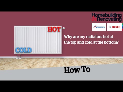 Why is my radiator hot at the top and cold at the bottom?